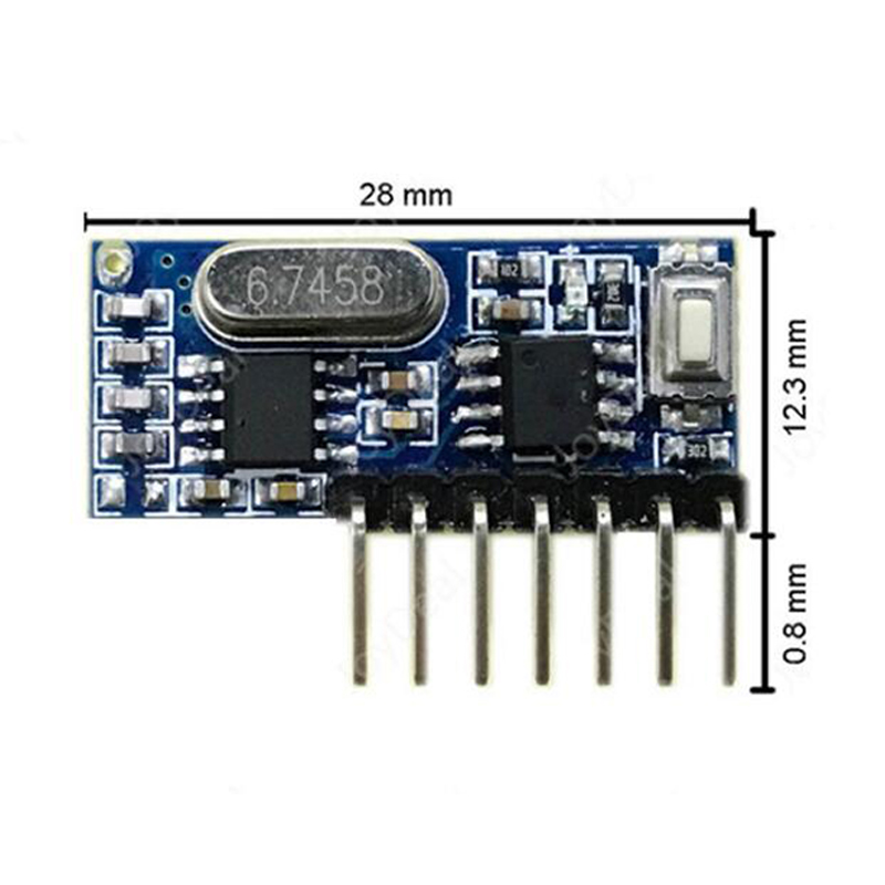 10PCS 433Mhz RF Empfänger Lern – 433Mhz Receiver Module Bewertung und Preis