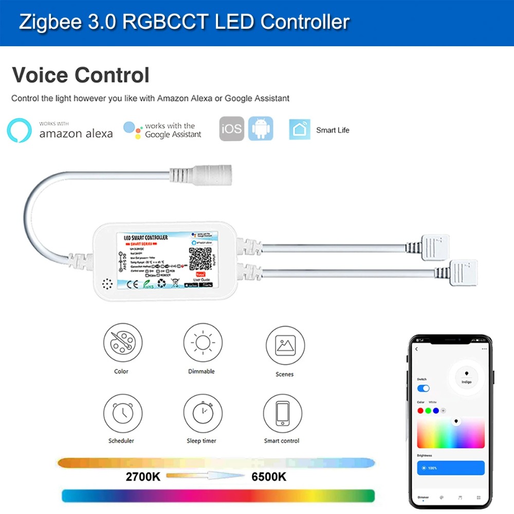 Tuya Zigbee DC24V FCOB RGB LED – Zigbee Coordinator Stick Bewertung und Preis